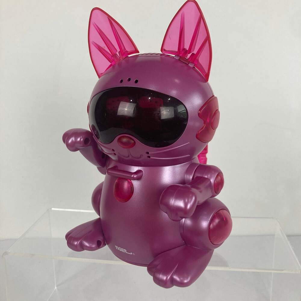 Vintage 2000 Sega Tiger Electronics Robo Chi Pets Meow Chi Interactive Pink Cat